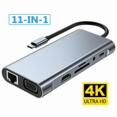USB Type C 11 in 1 Hub Multiport Adapter (11in1)